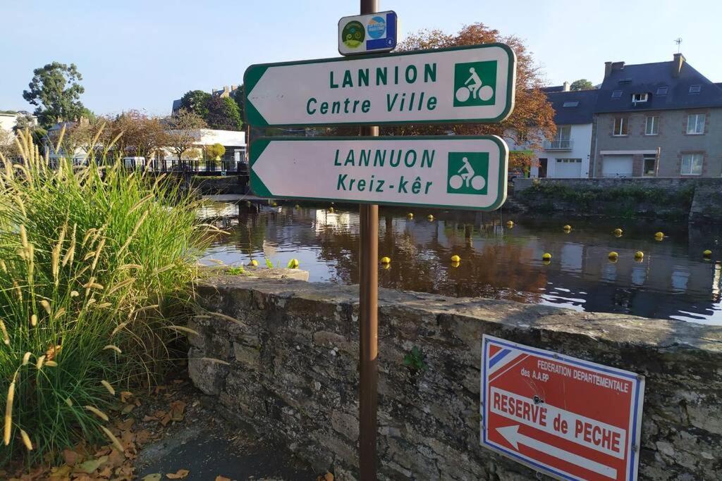 Au Fil De L'Eau La Cale 30M² Apartamento Lannion Exterior foto